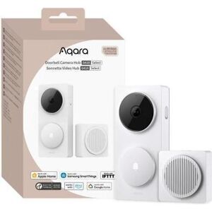 Aqara, Sonnette + interphone, AQAZCH-C09D W - Doorbell Camera Hub G410 White (Zigbee, Wi-Fi, Matter over Thread) (Filetage, WiFi, ZigBee) Aqara, Sonnette + interphone, AQAZCH-C09D W - Doorbell Camera Hub G410 White (Zigbee, Wi-Fi, Matter over Thread) (Filetage, WiFi, ZigBee)