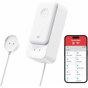 SwitchBot, Alarme, Détecteur d'eau WLAN - avec câble de capteur SwitchBot, Alarme, Détecteur d'eau WLAN - avec câble de capteur