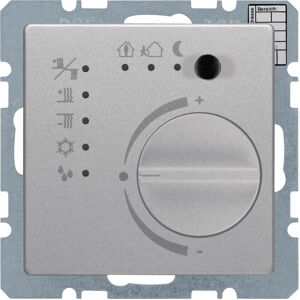 BERKER - 75441124 - Aluminium - Contrôleur de température BERKER - 75441124 - Aluminium - Contrôleur de température