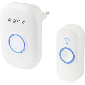 Sygonix Cloche sans fil - Ensemble complet avec lumière - 180m portée Sygonix Cloche sans fil - Ensemble complet avec lumière - 180m portée
