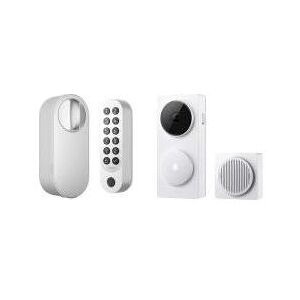 Aqara, Système de contrôle d’accès, Smart Lock U200 + Doorbell Camera Hub G410 (weiss) Aqara, Système de contrôle d’accès, Smart Lock U200 + Doorbell Camera Hub G410 (weiss)