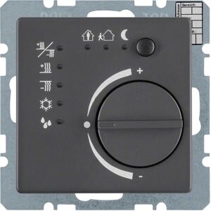Berker Régulateur de température 75441126, Thermostat, Gris Berker Régulateur de température 75441126, Thermostat, Gris