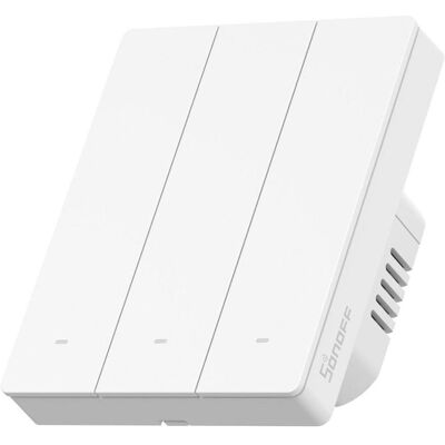 Sonoff, Interrupteurs éclairage + volets électriques, ZBM5-3C-86W (3-channel) Zigbee smart touch wall switch Sonoff, Interrupteurs éclairage + volets électriques, ZBM5-3C-86W (3-channel) Zigbee smart touch wall switch
