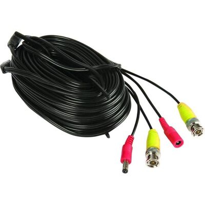 Yale YA-SV-BNC18 - Câble CCTV pour maison intelligente - 18m (Câble), Caméra réseau : accessoires Yale YA-SV-BNC18 - Câble CCTV pour maison intelligente - 18m (Câble), Caméra réseau : accessoires