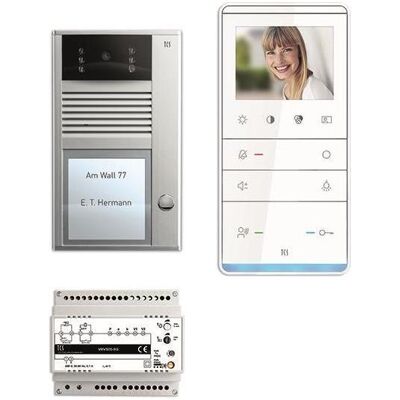 TCS PVC2310-0010 Système vidéophone - Blanc - Extensible TCS PVC2310-0010 Système vidéophone - Blanc - Extensible