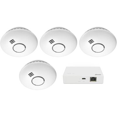 Alecto SMART-SMOKE10 - Détecteur de fumée Zigbee - EN14604 - 4x Alecto SMART-SMOKE10 - Détecteur de fumée Zigbee - EN14604 - 4x