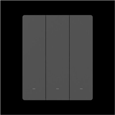 Sonoff Išmanusis Wi-Fi sieninis jungiklis M5-3C-80M, Hub domotique, Noir, Gris Sonoff Išmanusis Wi-Fi sieninis jungiklis M5-3C-80M, Hub domotique, Noir, Gris