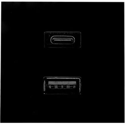 Shelly USB charger for Wall Display Stand Black, Hub domotique, Noir Shelly USB charger for Wall Display Stand Black, Hub domotique, Noir