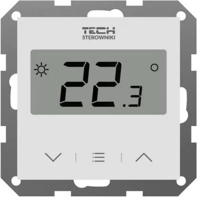 Tech Air Régulateur d'ambiance sans fil avec mesure de l'humidité pour systèmes de cadres F-8z 55 mm, blanc, Hub domotique, Blanc Tech Air Régulateur d'ambiance sans fil avec mesure de l'humidité pour systèmes de cadres F-8z 55 mm, blanc, Hub domotique, Blanc