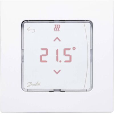Danfoss Icône, salle d'affichage sans fil, Thermostat, Blanc Danfoss Icône, salle d'affichage sans fil, Thermostat, Blanc