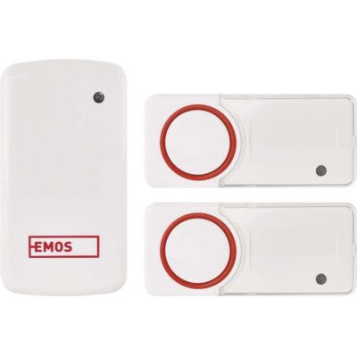 Emos, Sonnette + interphone, Drahtlose Türklingel P5750.2T (Funk) Emos, Sonnette + interphone, Drahtlose Türklingel P5750.2T (Funk)