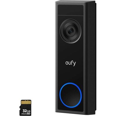 Anker, Sonnette + interphone, Sonnerie vidéo eufy C31 avec carte SD (WiFi) Anker, Sonnette + interphone, Sonnerie vidéo eufy C31 avec carte SD (WiFi)
