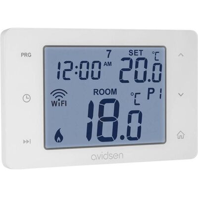 Avidsen 127066 Funk-Heizkörperthermostat elektronisch 0 bis 40 °C, Thermostat, Blanc Avidsen 127066 Funk-Heizkörperthermostat elektronisch 0 bis 40 °C, Thermostat, Blanc