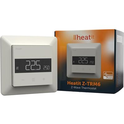 Heatit Z-TRM6 Thermostat Z-Wave 800 series, Thermostat, Blanc Heatit Z-TRM6 Thermostat Z-Wave 800 series, Thermostat, Blanc