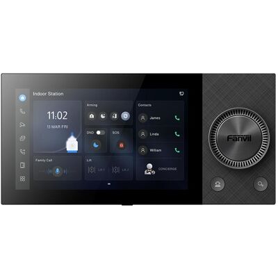 Fanvil, Sonnette + interphone, Station SIP d'intérieur (Linux + Wi-Fi) (Bluetooth Faible consommation, WiFi) Fanvil, Sonnette + interphone, Station SIP d'intérieur (Linux + Wi-Fi) (Bluetooth Faible consommation, WiFi)