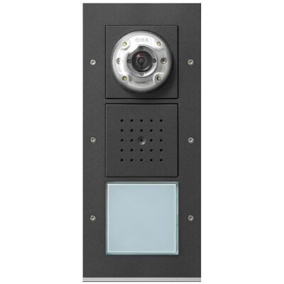 Gira, Sonnette + interphone, Station de porte vidéo AP 1f Türko Anthrazit 126967 (Filaire) Gira, Sonnette + interphone, Station de porte vidéo AP 1f Türko Anthrazit 126967 (Filaire)