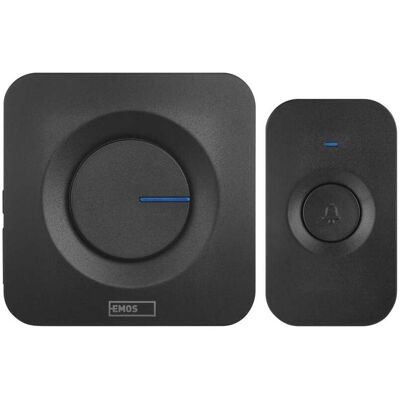 Emos, Sonnette + interphone, Sonnette de porte sans fil (Funk) Emos, Sonnette + interphone, Sonnette de porte sans fil (Funk)