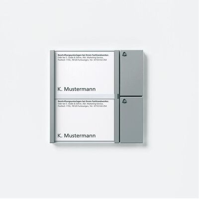 Siedle, Sonnette + interphone, SIE TM 611-02 SM Module de touches 99x99mm argent métallique Siedle, Sonnette + interphone, SIE TM 611-02 SM Module de touches 99x99mm argent métallique