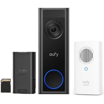 eufy, Sonnette + interphone, Video Doorbell C31 + Chime - Voordeelbundel (Filaire, WiFi) eufy, Sonnette + interphone, Video Doorbell C31 + Chime - Voordeelbundel (Filaire, WiFi)