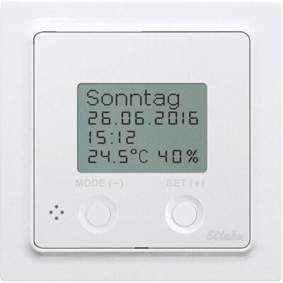 Eltako FUTH55ED/230V-wg Hygrostat Portée maximale (en champ libre) 30m, Thermostat, Blanc Eltako FUTH55ED/230V-wg Hygrostat Portée maximale (en champ libre) 30m, Thermostat, Blanc