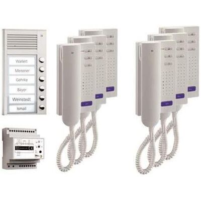 TCS, Sonnette + interphone, Solution packagée (Filaire) TCS, Sonnette + interphone, Solution packagée (Filaire)