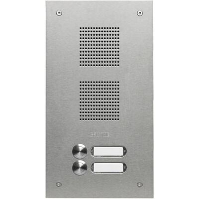 Urmet, Sonnette + interphone, GRO TS7881-2 Station de porte V2A acier inoxydable brossé (Filaire) Urmet, Sonnette + interphone, GRO TS7881-2 Station de porte V2A acier inoxydable brossé (Filaire)