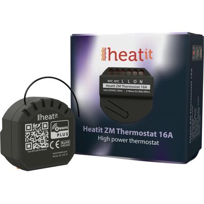 Heatit ZM Thermostat 16A - Thermostat Z-Wave pour intérieur Heatit ZM Thermostat 16A - Thermostat Z-Wave pour intérieur