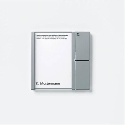 Siedle, Sonnette + interphone, Module de touches TM 611-01 SM simple Siedle, Sonnette + interphone, Module de touches TM 611-01 SM simple