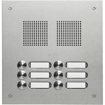 Urmet, Sonnette + interphone, GRO TS 788 2-3 Station de porte V2A acier inoxydable brossé double rangée encastré/incl. (Filaire) Urmet, Sonnette + interphone, GRO TS 788 2-3 Station de porte V2A acier inoxydable brossé double rangée encastré/incl. (Filaire)