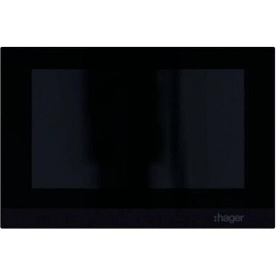 Hager, Sonnette + interphone, RTQ601X (Filaire, WiFi) Hager, Sonnette + interphone, RTQ601X (Filaire, WiFi)