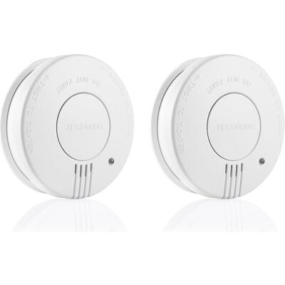 Détecteur de fumée Smartwares FSM-11517 - Photoélectrique, 2 pièces, 85dB Détecteur de fumée Smartwares FSM-11517 - Photoélectrique, 2 pièces, 85dB