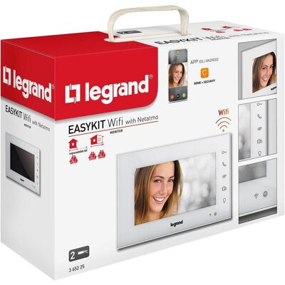 Legrand, Sonnette + interphone, EASYKIT Station intérieure vidéo WiFi (WiFi) Legrand, Sonnette + interphone, EASYKIT Station intérieure vidéo WiFi (WiFi)