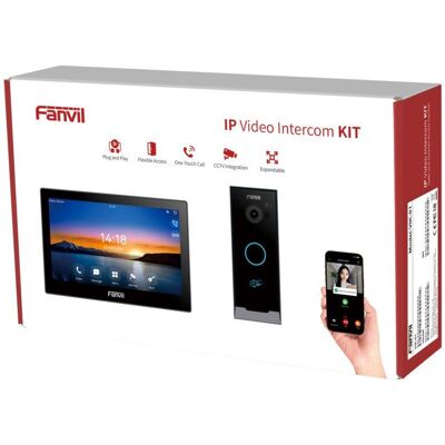 Fanvil, Sonnette + interphone, VIK-01 (Application, Filaire, WiFi) Fanvil, Sonnette + interphone, VIK-01 (Application, Filaire, WiFi)