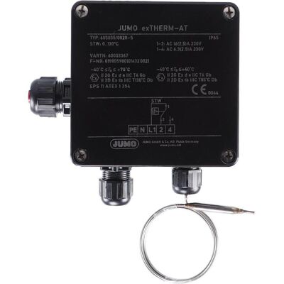 Jumo Thermostat pour montage en surface, Thermostat, Noir Jumo Thermostat pour montage en surface, Thermostat, Noir
