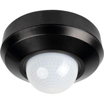 Kanlux, Détecteur de mouvements, Czujnik ruchu 3xPIR SENTO-O-WT-B 2000VA 360st. IP44/20 IIkl. okrągły czarny 37367 Kanlux, Détecteur de mouvements, Czujnik ruchu 3xPIR SENTO-O-WT-B 2000VA 360st. IP44/20 IIkl. okrągły czarny 37367
