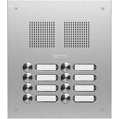Urmet, Sonnette + interphone, GRO TS 787 2-4 Station de porte EV1 argent anodisé EV1 (Filaire) Urmet, Sonnette + interphone, GRO TS 787 2-4 Station de porte EV1 argent anodisé EV1 (Filaire)