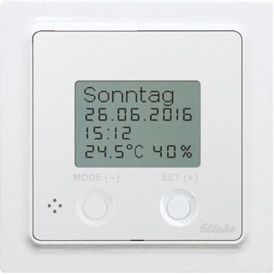 Eltako FUTH55ED/230V-am Capteur d'horloge sans fil Thermo-Hygrostat Eltako FUTH55ED/230V-am Capteur d'horloge sans fil Thermo-Hygrostat