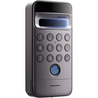 SwitchBot, Système de contrôle d’accès, Clavier pour le Keypad Vision Pro (Combinaison électronique de chiffres, Empreinte digitale) SwitchBot, Système de contrôle d’accès, Clavier pour le Keypad Vision Pro (Combinaison électronique de chiffres, Empreinte digitale)