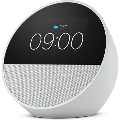 Amazon Echo Spot (2024) (Amazon Alexa), Enceinte connectée, Blanc Amazon Echo Spot (2024) (Amazon Alexa), Enceinte connectée, Blanc