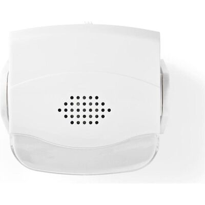 Nedis, Détecteur de mouvements, Alarme de porte avec détecteur de mouvement et sonnerie 80 dB, montage mural et au plafond, blanc (1.10 m) Nedis, Détecteur de mouvements, Alarme de porte avec détecteur de mouvement et sonnerie 80 dB, montage mural et au plafond, blanc (1.10 m)
