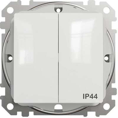 Schneider, Interrupteurs éclairage + volets électriques, SWITCH IP44 2PL SDD211105 WHITE Schneider, Interrupteurs éclairage + volets électriques, SWITCH IP44 2PL SDD211105 WHITE