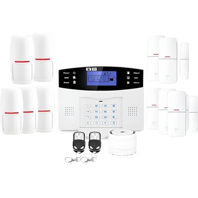 LifeBox, Protection contre le cambriolage + système d'alarme, Système d'alarme sans fil GSM Evolution Kit-5 pour la sécurité domestique LifeBox, Protection contre le cambriolage + système d'alarme, Système d'alarme sans fil GSM Evolution Kit-5 pour la sécurité domestique