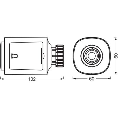 Osram SMART+ WIFI RADIATOR THERMOSTAT White Triple Pack, Thermostat, Blanc Osram SMART+ WIFI RADIATOR THERMOSTAT White Triple Pack, Thermostat, Blanc