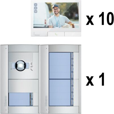 Legrand, Sonnette + interphone, Kit pour immeubles collectifs (WiFi) Legrand, Sonnette + interphone, Kit pour immeubles collectifs (WiFi)