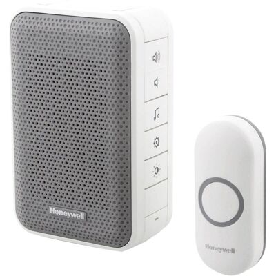 Friedland, Sonnette + interphone, BY HONEYWELL Trådløs Dørklokke kit DC313N LED 150 meter 6 melodier 84DB hvidBatteri til dø (Funk) Friedland, Sonnette + interphone, BY HONEYWELL Trådløs Dørklokke kit DC313N LED 150 meter 6 melodier 84DB hvidBatteri til dø (Funk)