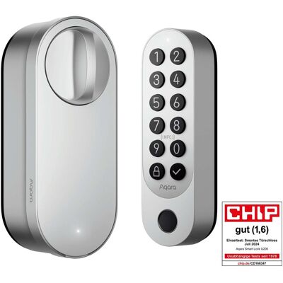 Aqara, Système de contrôle d’accès, Smart Lock U200 (Bluetooth, Clé) Aqara, Système de contrôle d’accès, Smart Lock U200 (Bluetooth, Clé)