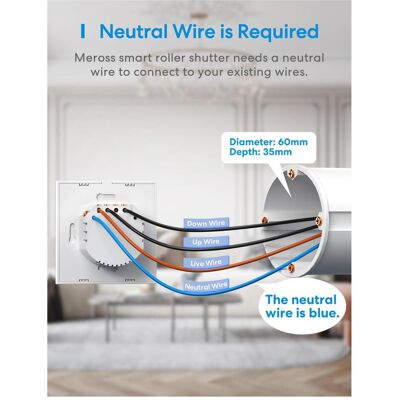 Meross, Interrupteurs éclairage + volets électriques, Smart Wi-Fi Roller Shutter Timer (4 Pack) MRS100 Meross, Interrupteurs éclairage + volets électriques, Smart Wi-Fi Roller Shutter Timer (4 Pack) MRS100