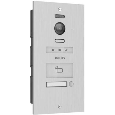 Philips WelcomeHive Pro 2 Vidéo Interphone - WLAN Aluminium Philips WelcomeHive Pro 2 Vidéo Interphone - WLAN Aluminium