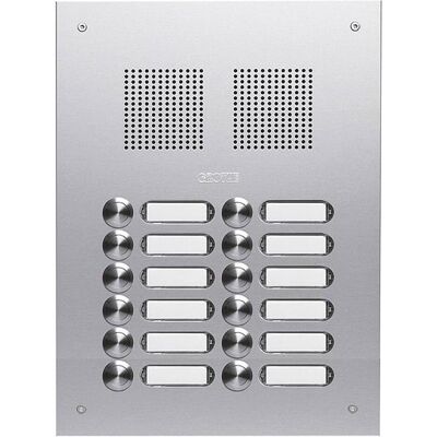 Urmet, Sonnette + interphone, GRO TS7872-6 Station de porte EV1 argent anodisé 240x320x51mm (Filaire) Urmet, Sonnette + interphone, GRO TS7872-6 Station de porte EV1 argent anodisé 240x320x51mm (Filaire)