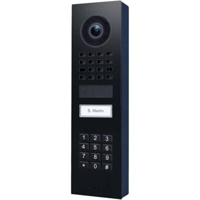 Doorbird, Sonnette + interphone, D1101KV Portier Vidéo IP en saillie Noir Graphite (Raven Polar) Noir Graphite (Bluetooth Faible consommation, Ethernet, WiFi) Doorbird, Sonnette + interphone, D1101KV Portier Vidéo IP en saillie Noir Graphite (Raven Polar) Noir Graphite (Bluetooth Faible consommation, Ethernet, WiFi)